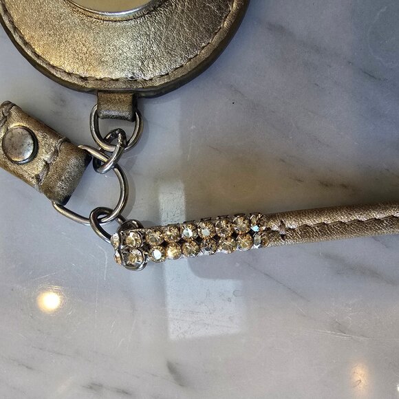 Swarovski Eliot Leather Charm/Cell Phone Wristlet - Picture 3 of 5